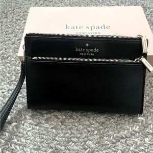 Kate spade black wristlet